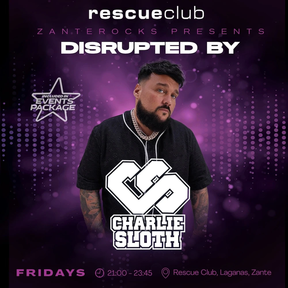 Charlie Sloth at Rescue Club Square